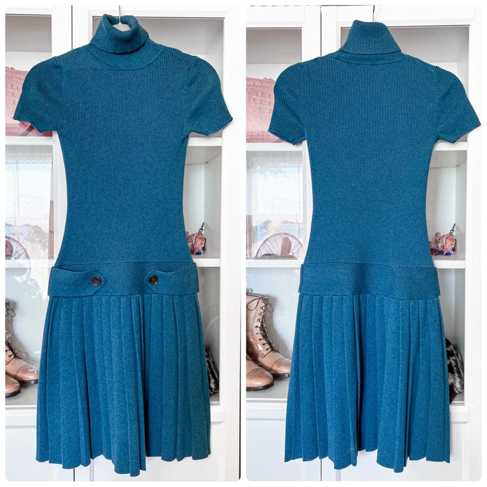 Vintage Moda International Victoria’s Secret VS pleated sweater dress